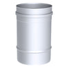 Straight Flue Pipe - in Stainless Steel - Length: 0.25 m - Ø 450 mm