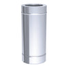 Smooth stainless steel tube - Length: 500 mm - Ø 450 mm