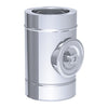 Straight Flue Pipe - in Stainless Steel - Length: 0.376 m - for Outer Pipe Ø 250 mm - Ø 200 mm