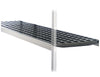 (2 szt.) Regał aluminiowo‑polipropylenowy - 1570x560x40mm - z zaokrąglonymi rogami - w zestawie: 2 łączniki