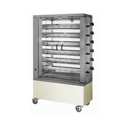 Grill gazowy do kurczaka ECO - 32kW - z 6 szpikulcami na 36 kurczaków