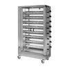 Grill do kurczaków – gazowy – na maks. 48 kurczaków – 47,2 kW – z 8 rożnami