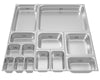 Stainless Steel Gastronorm Pan GN 2/4 - Depth: 150mm