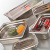Stainless Steel Gastronorm Pan GN 2/4 - Depth: 150mm
