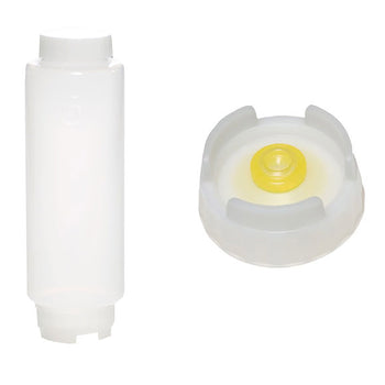 (6 szt.) Butelka wyciskana ze średnią membraną - 946 ml - Prime Gastro