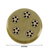 Brass Pasta Die (Bronze Finish) - Macaroni - 8.5mm - Ø 57mm - compatible with NMF8N, NMF13N