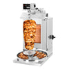 Grill do gyrosa i kebaba – gazowy – maks. 5 kg – 3,25 kW – z 1 palnikiem i silnikiem u góry – z 2 drzwiami skrzydłowymi, zdjęcie 3 z 12