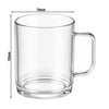 (50 sztuk) Kubki do kawy z poliwęglanu – 250 ml – przezroczyste