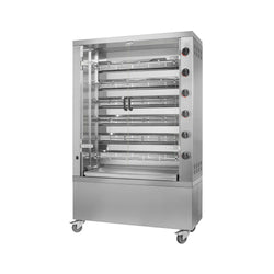 Grill gazowy do kurczaka PREMIUM - 35,3 kW - z 6 szpikulcami na 36 kurczaków