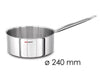 Shallow Saucepan - Stainless Steel - 5 L - Ø 240 mm - Induction Compatible