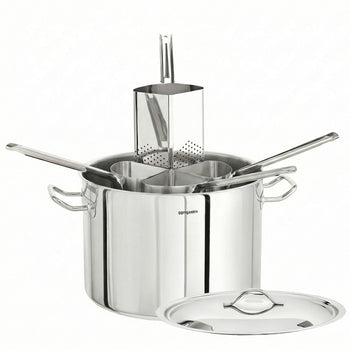 Garnek do makaronu - Ø 400 mm - włącznie z 4 sitami