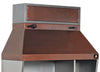 Grill – charcoal – wall-mounted – 1.6 m