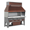 Grill – charcoal – wall-mounted – 2.15 m