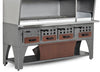 Grill – charcoal – wall-mounted – 2.15 m