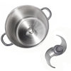 Kuter do warzyw – 8 L – 370 W – 230 V – 1400 obr./min – cyfrowy