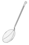 Łyżka cedzakowa – stal nierdzewna – Ø 140 mm – długość uchwytu: 340 mm