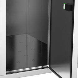Komora mroźnicza – 1800 x 2100 mm – 5,13 m³ – z agregatem mroźniczym i kurtyną paskową