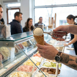 Porcjoner do lodów - Ø 56mm - stal nierdzewna