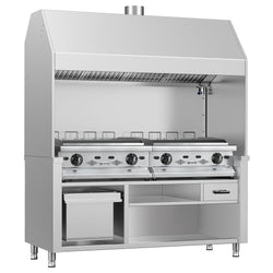 Grill gazowy BERLIN - 1760 mm - stal nierdzewna
