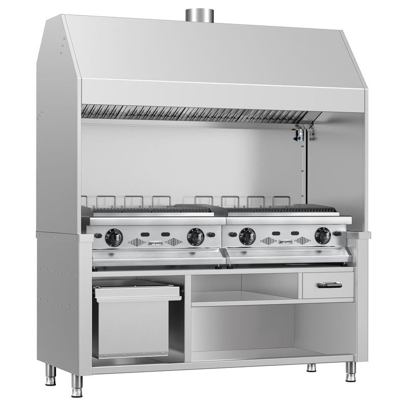 Grill gazowy BERLIN - 1760 mm - stal nierdzewna