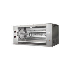 Grill gazowy do kurczaka z rożna PREMIUM - 18,6 kW - z 4 szpikulcami na 24 kurczaki
