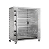 Commercial Gas Chicken Rotisserie Oven - 55.8kW - with 12 Skewers for up to 72 chickens