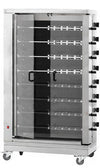 Commercial Electric Chicken Rotisserie Oven - Glass-Ceramic - 38.4kW - with 8 Skewers for up to 48 chickens