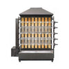 Chicken rotisserie – charcoal – for max. 25 chickens – with 5 spits