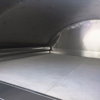 Gazowy piec do pizzy - Antracyt - 11x 25cm - Manualny - Prime Gastro