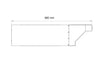 Hood for Pizza Oven - 1340mm - fits PDP66B & PDP66BTC-NB