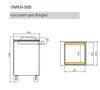 Pakowarka próżniowa komorowa – 20 m³/h – 900 W