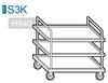 Wózek kelnerski – 1000 x 500 mm – z 3 półkami