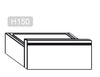 Blok szufladowy PREMIUM - 1 szuflada - moduł podblatowy 400x660mm - do ATK, głębokość 700mm