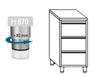 Szafka gastronomiczna PREMIUM - z 3 szufladami - 500x600mm