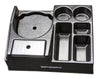 Coffee Station (for 1 Insulated Jug) - with 5 Compartments - Plastic - 435x330x145mm - incl. Plastic Inserts & Drip Trays