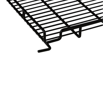Plastyfikowany ruszt nośny - czarny - odpowiedni do gabloty panoramicznej PVNR400N - Prime Gastro