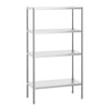 Stainless Steel Shelving Unit PREMIUM - 1020x500mm - with 4 shelves (ADJUSTABLE)