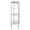 Półka ze stali nierdzewnej PREMIUM - 1800x500x1800mm - 4 półek gładkich przestawnych - Nośność na półkę: 80kg
