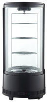 Witryna panoramiczna – stołowa – 503 mm – 73 L – z 4 obrotowymi półkami – czarna