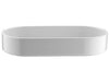 (6 szt.) Miska deserowa i sałatkowa PERA – owalna – porcelana – 200 x 90 mm – biała