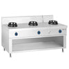 Kuchenka do woka – gazowa – 42 kW – z 3 palnikami – z 1 kranem, zdjęcie 1 z 8