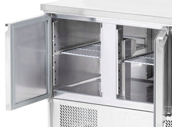Stół chłodniczy ECO – 900 x 700 mm – z 2 drzwiami