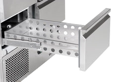 Stół chłodniczy ECO – 900 x 700 mm – z 4 szufladami