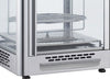 Witryna grzewcza – stal nierdzewna – 470 mm – 1,2 kW – z 4 poziomami
