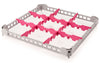 Glass Rack Extender - 9 Compartments - 500 × 500 mm - Compatible with GKFP5050, GKFP9