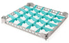 Glass Rack Extender with 25 Compartments - 500 × 500 mm - Compatible with GKFP5050, GKFP25