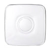 (72 szt.) Spodek AQUA – kwadratowy – 102 x 102 mm – do szklanek do herbaty