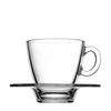 (24 pcs) Tumbler - AQUA - 210 ml - Clear