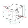 Airbox Commercial Extractor Fan - 1600m³/h - 230V