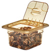 (6 sztuk) CAMBRO | H-PAN™ – pojemnik żaroodporny GN 1/6 – kolor bursztynowy – wysokość: 100 mm